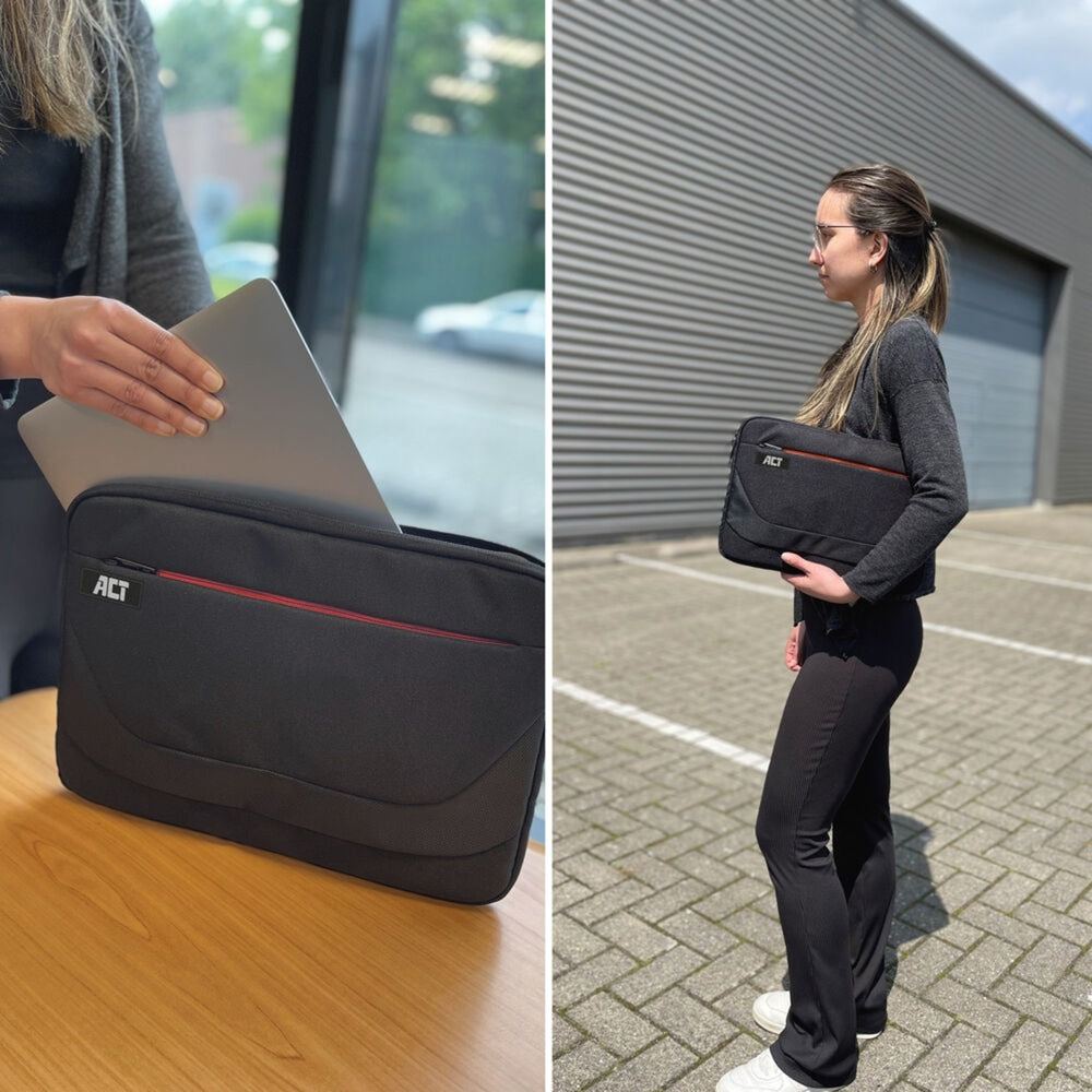 ACT Connectivity - ACT Connectivity suburb laptop sleeve 133" (zwart)