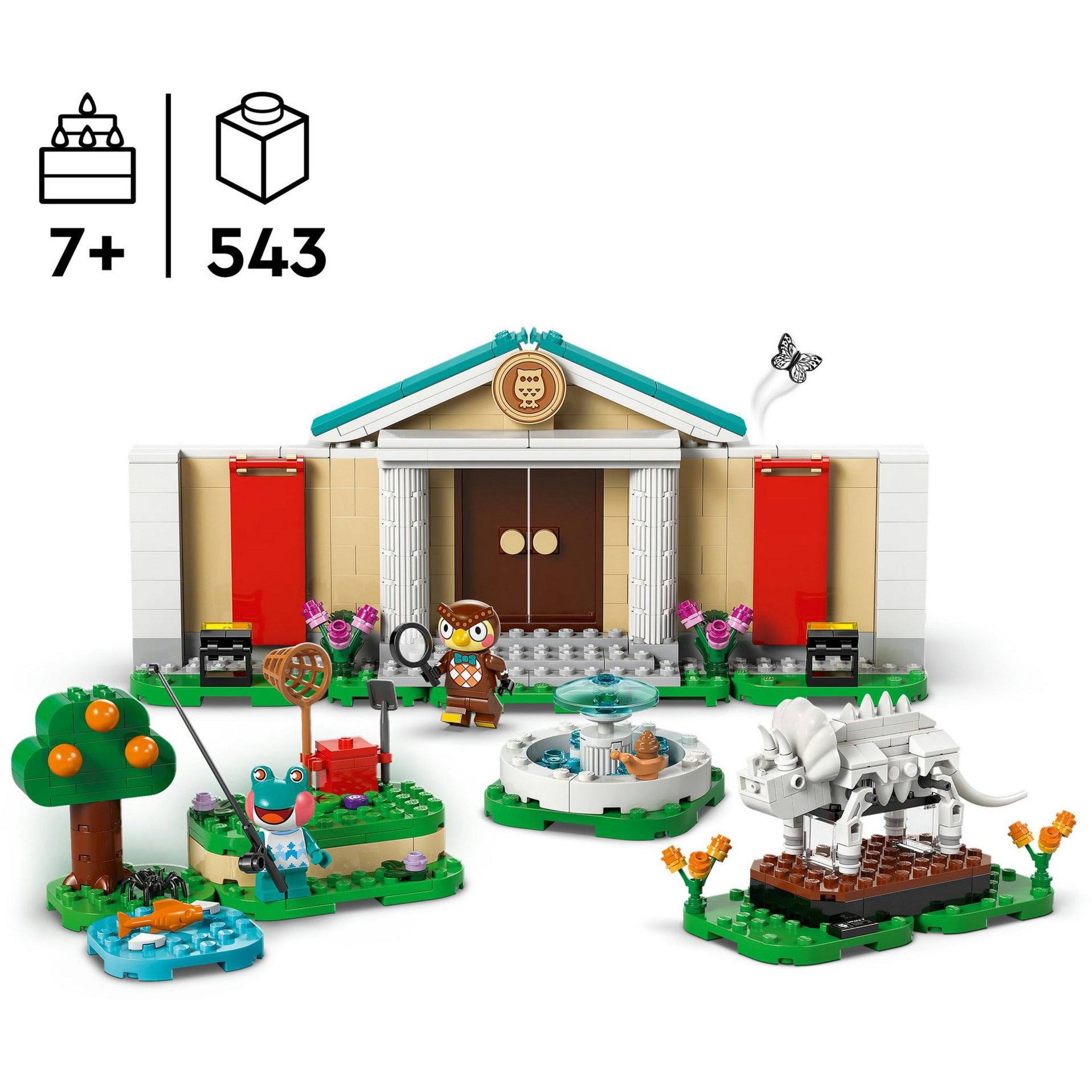 Lego animal crossing 77056 blathers museumcollectie