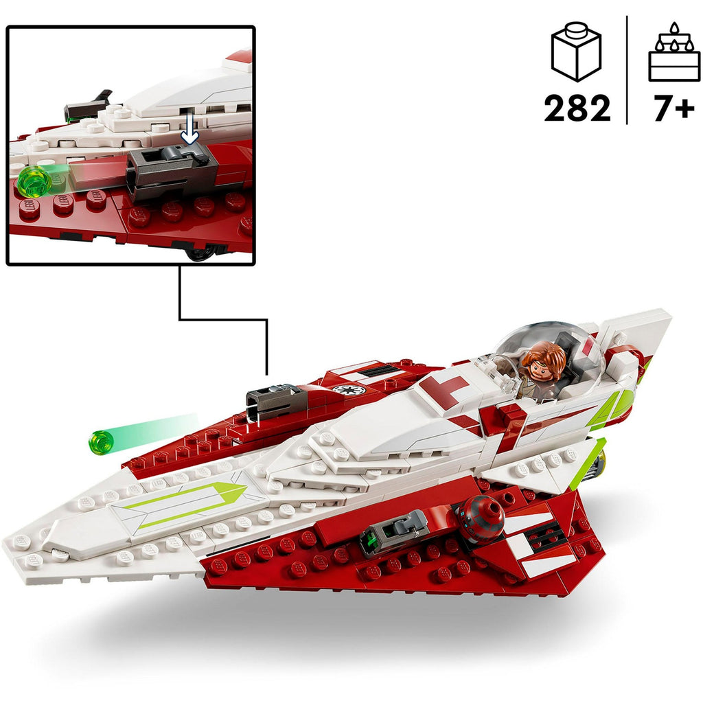 Lego star wars 75333 de jedi starfighter obi-wan kenobi