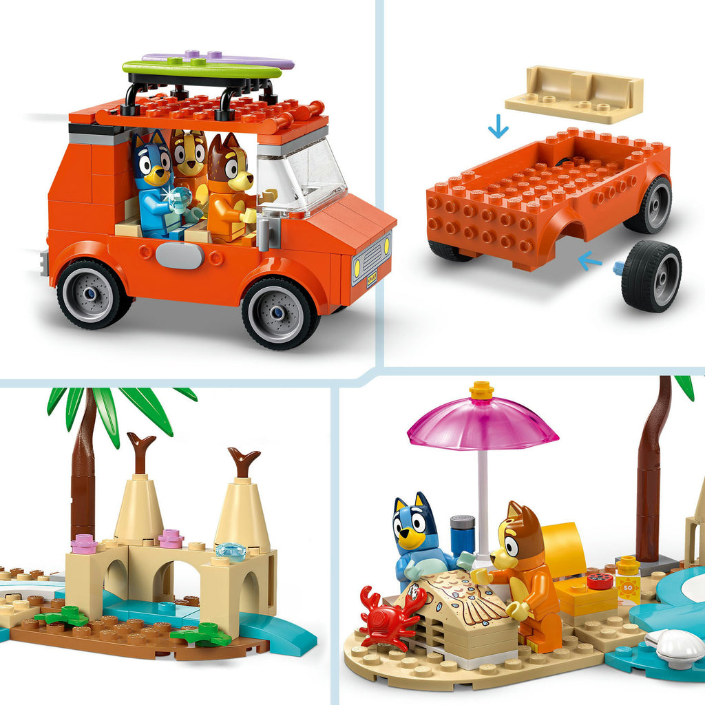 Lego duplo 11202 bluey's autorit naar het strand