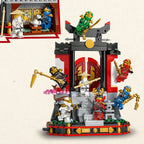 Lego ninjago 71866 15-jarig jubileum: display met ninjapersonages