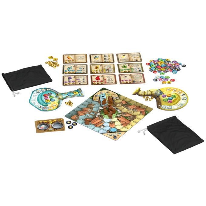 999games 999 games de kwakzalvers van kakelenburg: het duel bordspel (nederlands, 2 spelers, 45 minuten, vanaf 10 jaar)