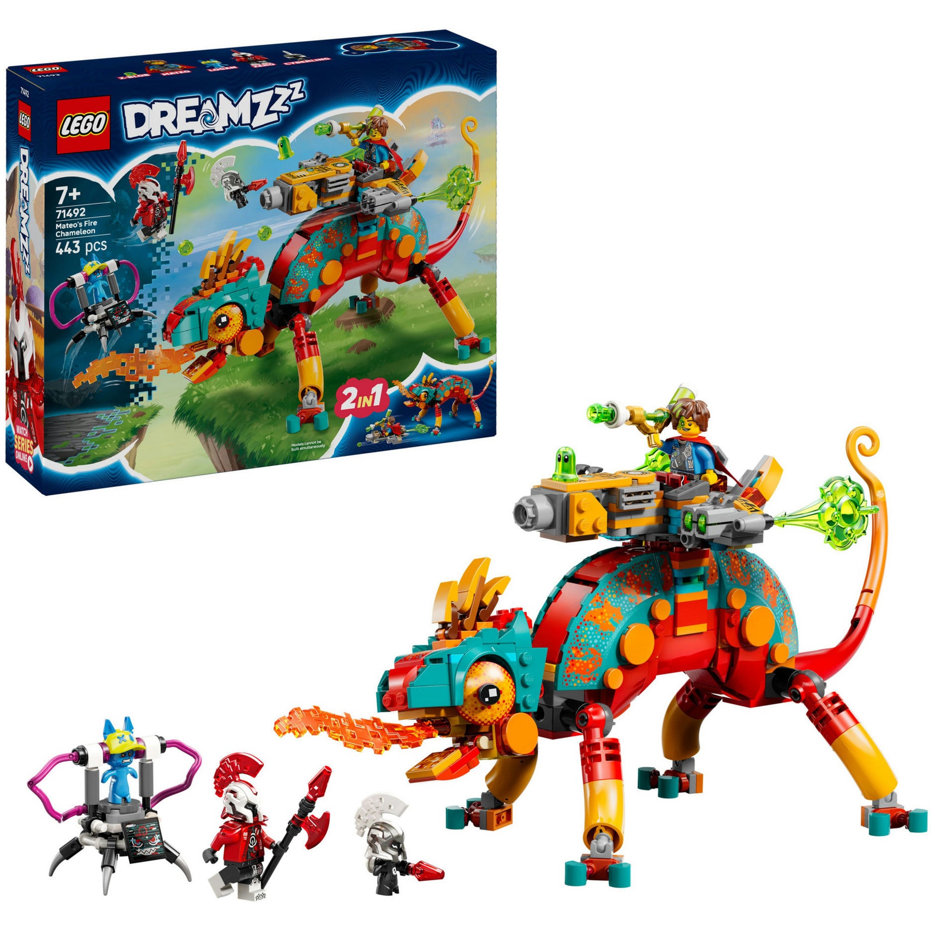 LEGO - dreamzzz mateo's vuurkameleon speelgoed - 71492