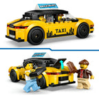 Lego city yellow taxi constructiespeelgoed