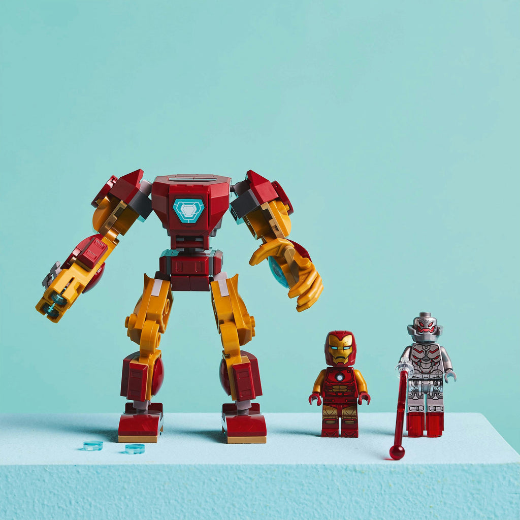 Lego super heroes 76307 iron man mecha vs. ultron