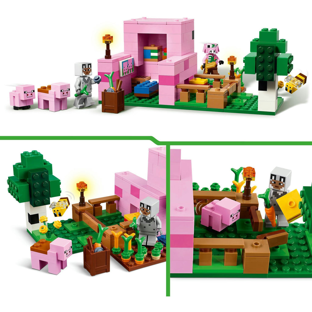 Lego minecraft 21268 het huis van het biggetje