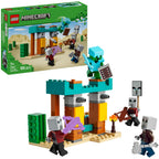 Lego minecraft 21267 de illagers in de woestijn