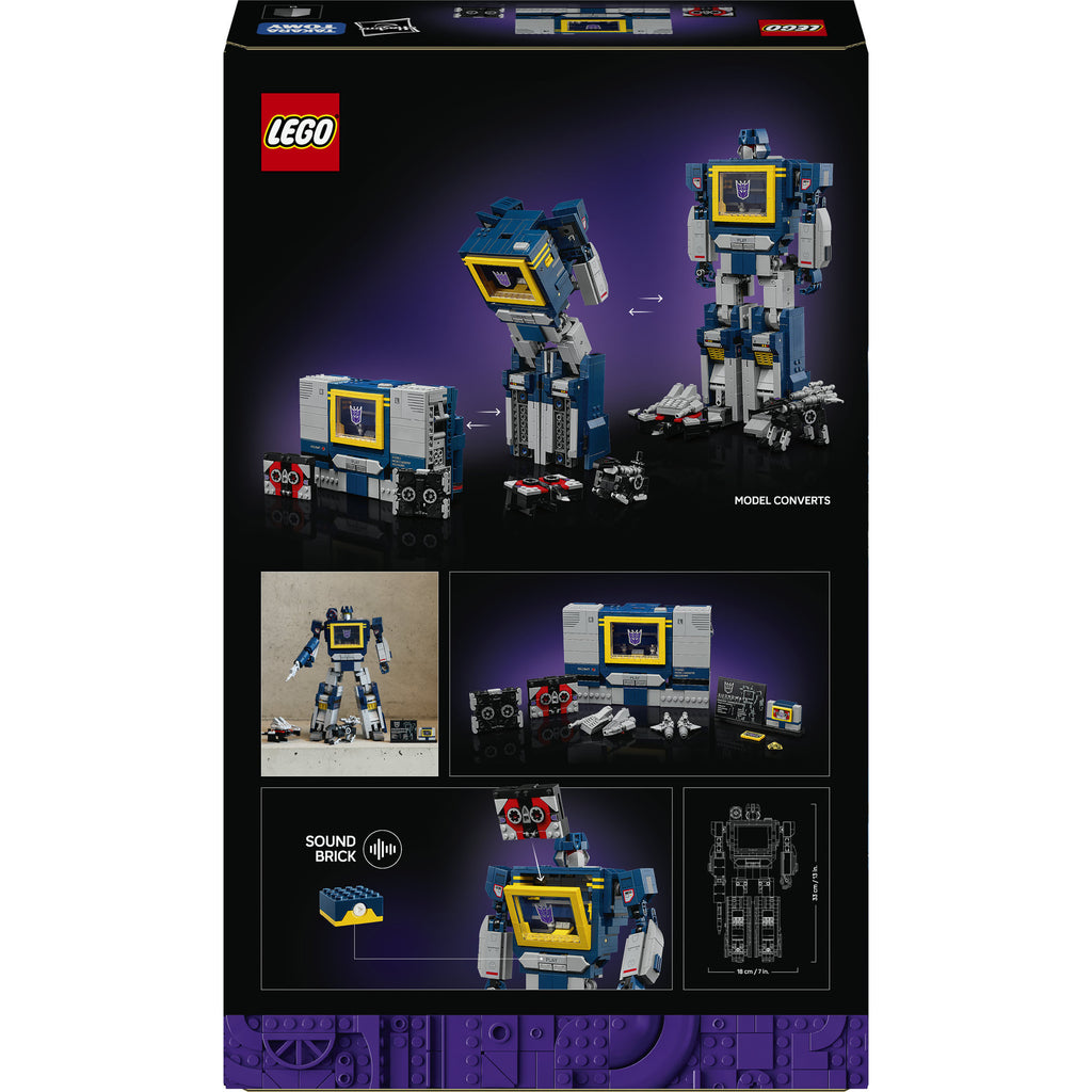 Lego icons - transformers: soundwave constructiespeelgoed (10358)