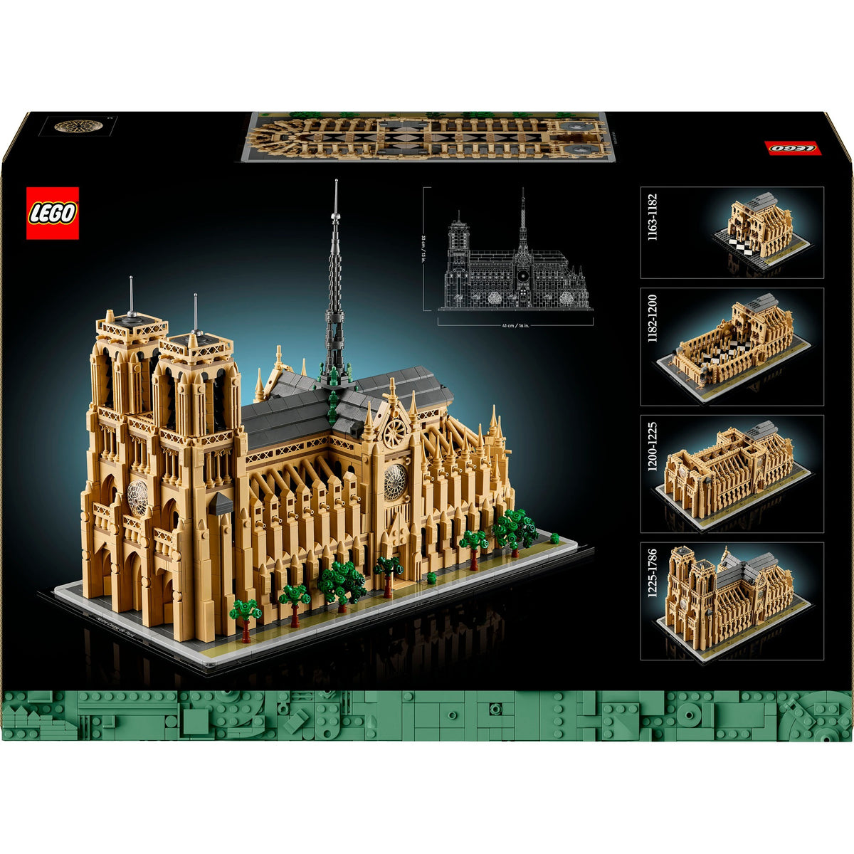 Lego architecture notre-dame van parijs - 21061