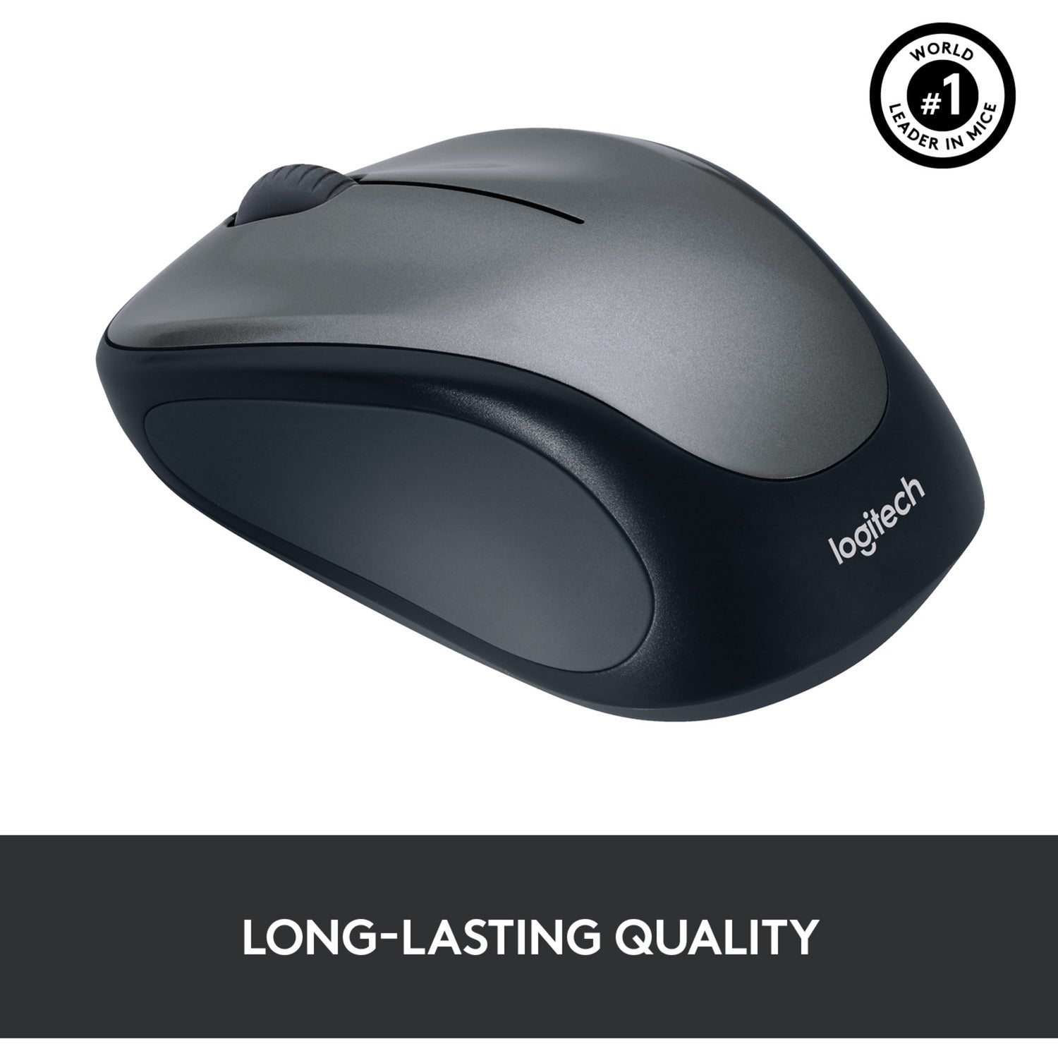 Muis draadloos logitech m325 grijs