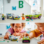 Lego city 60415 politiewagen en snelle autoachtervolging
