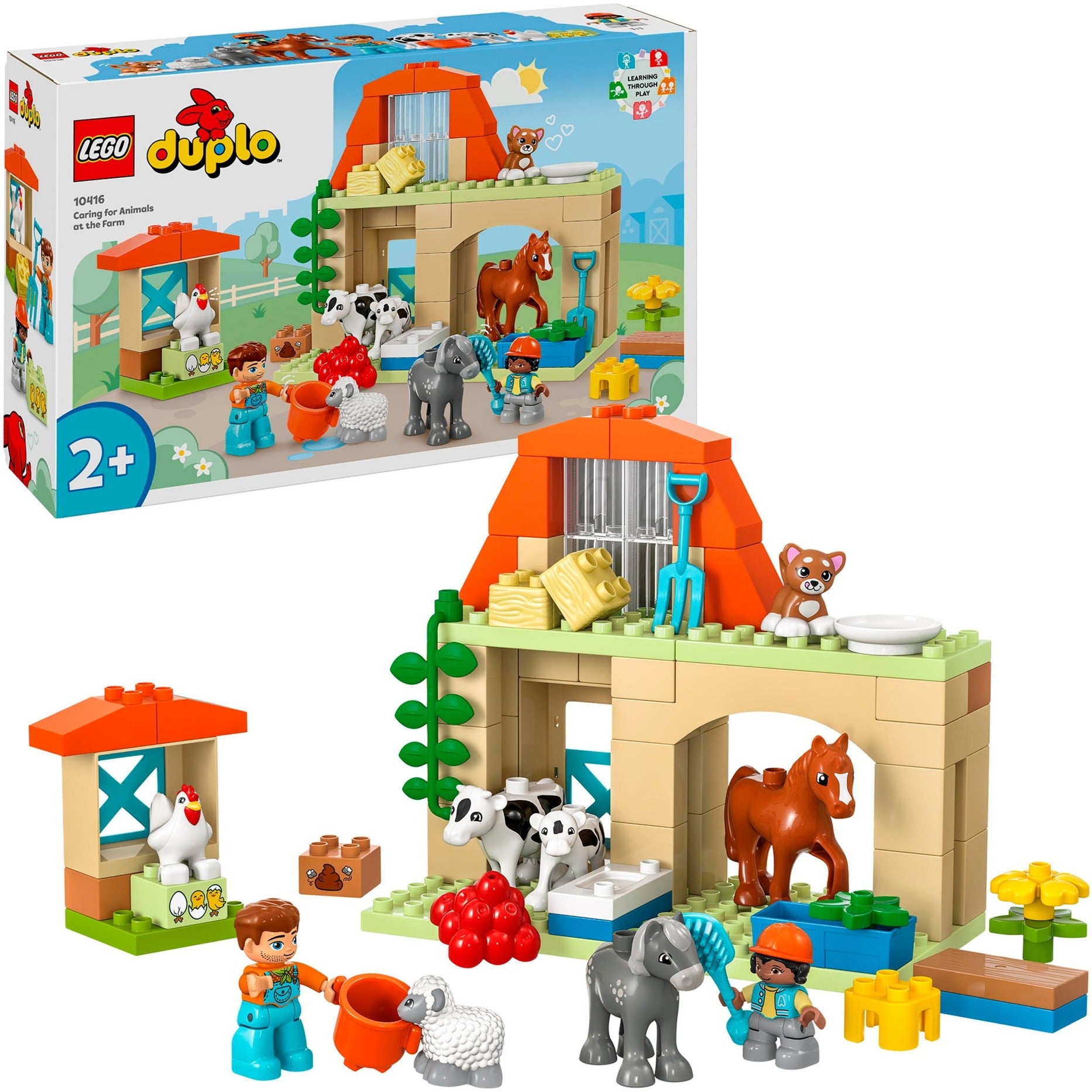 Lego duplo town 10416 dieren verzorgen op de boerderij