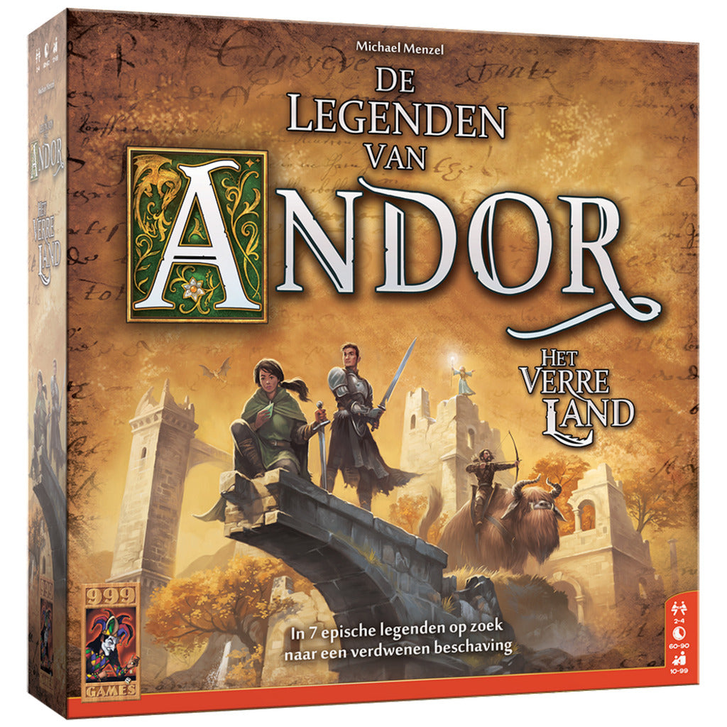 999Games - 999Games 999 games de legenden van andor: het verre land bordspel (nederlands 2 - 4 spelers 60 - 90 minuten vanaf 10 jaar)