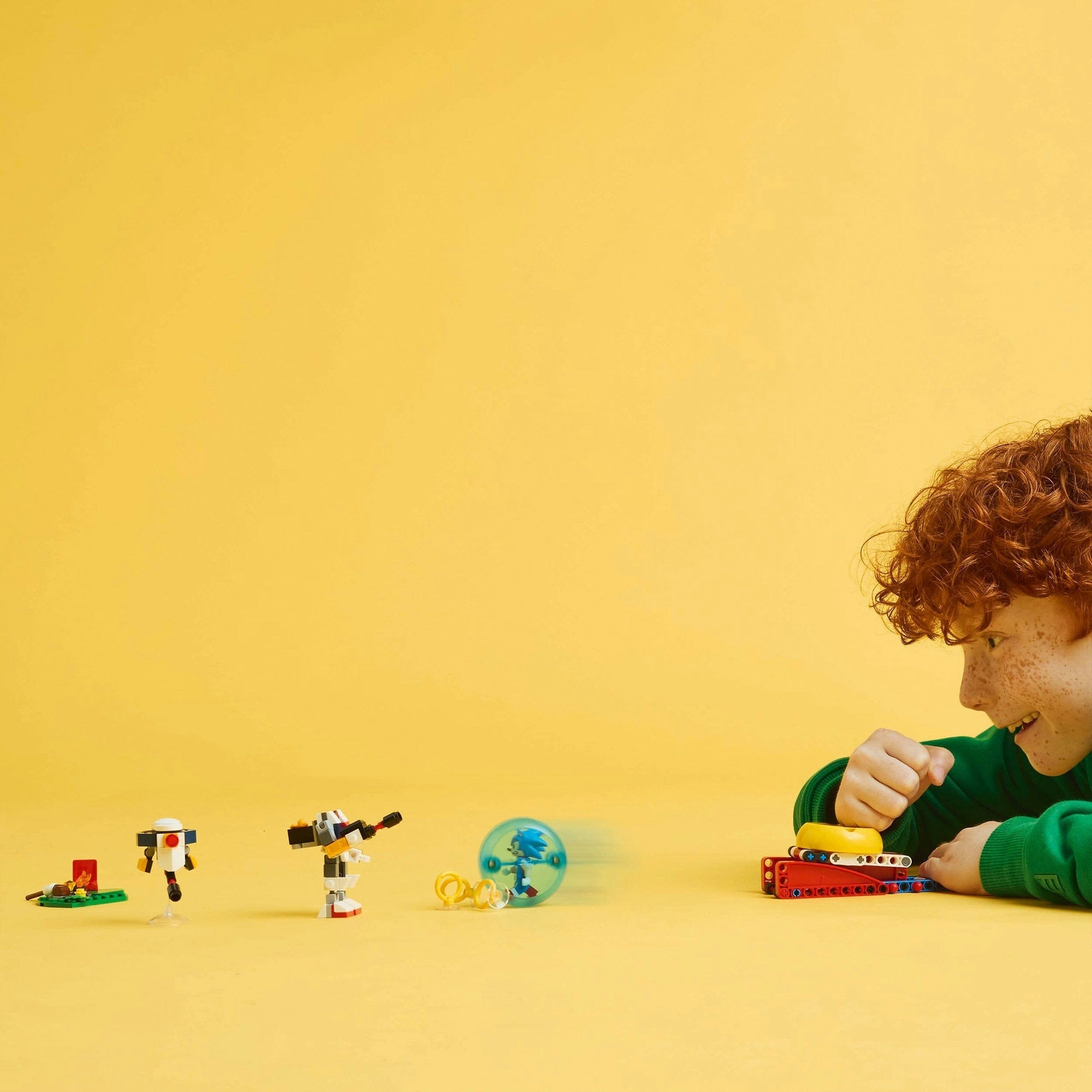 Lego sonic the hedgehog 77001 sonics kracheting bij het kampvuur
