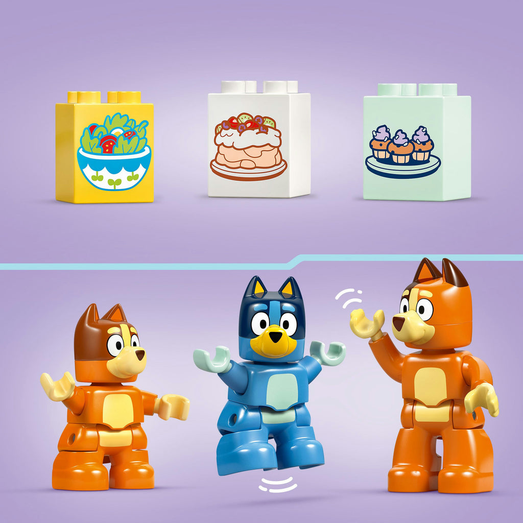 Lego duplo 10459 huis van bluey en haar familie met geheugenspel