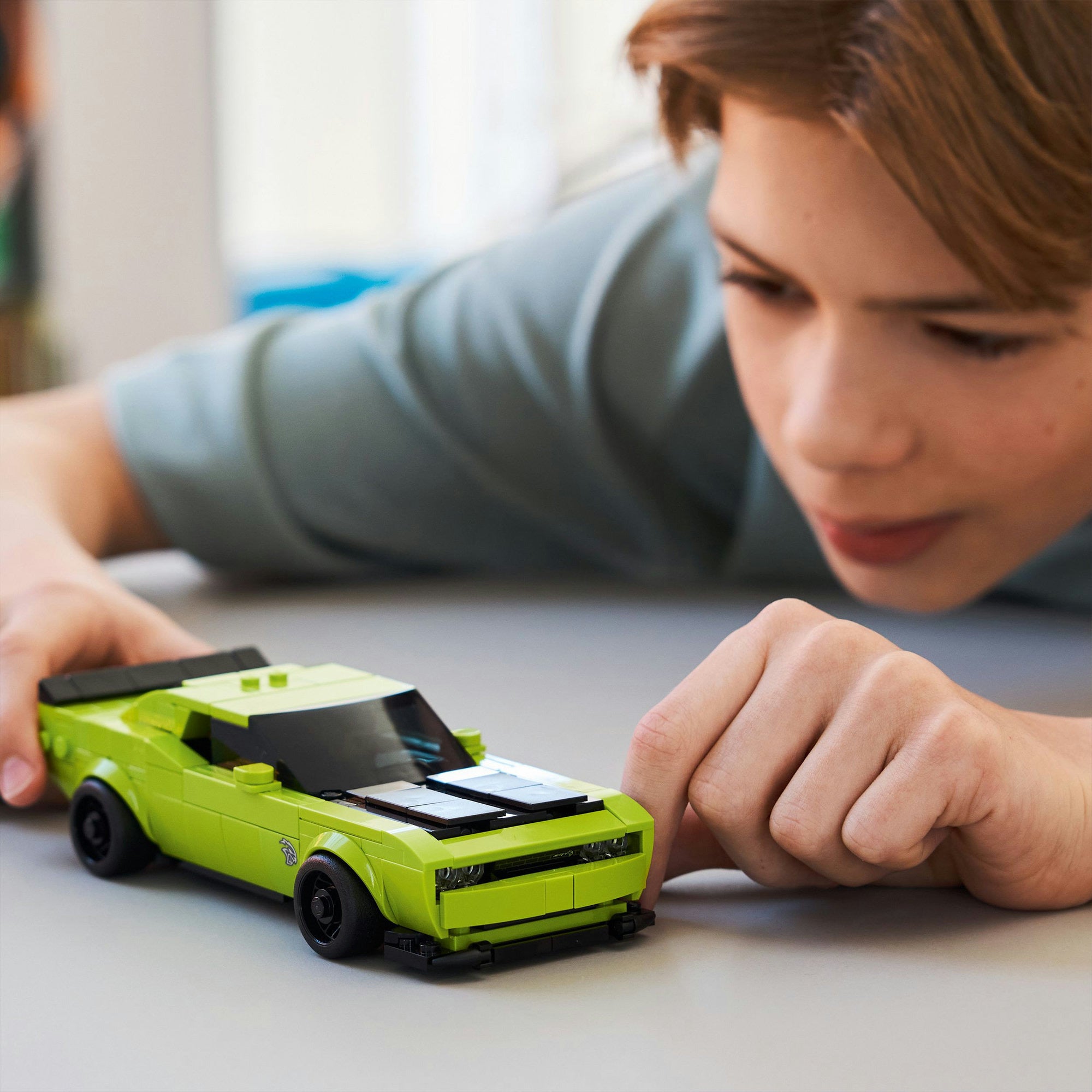 Lego speed champions 77237 dodge challenger srt hellcat sportauto