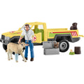 Schleich farm world speelfigurenset dierenartsbezoek op de boerderij