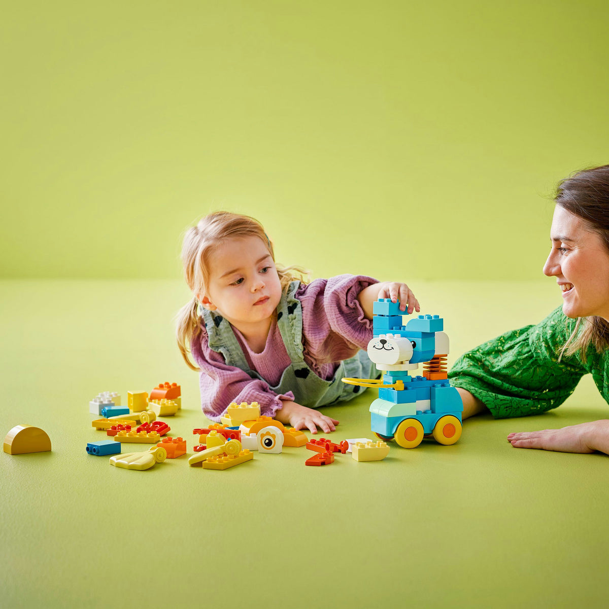 LEGO - duplo 3-in-1 dieren op wielen educatief speelgoed voor peuters 10448