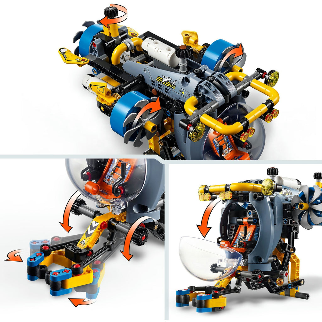 Lego technic 42201 onderzeeer voor diepzeeonderzoek