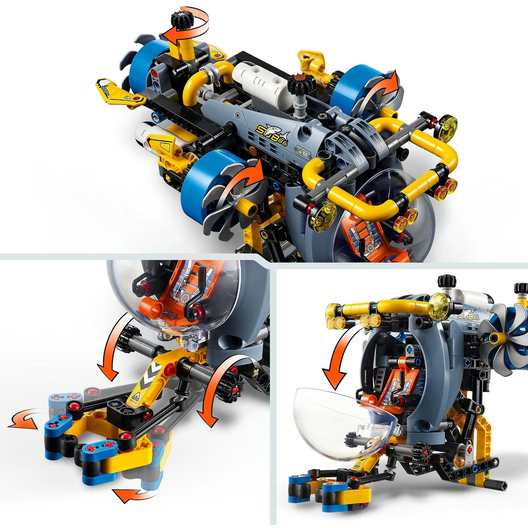 Lego technic 42201 onderzeeer voor diepzeeonderzoek