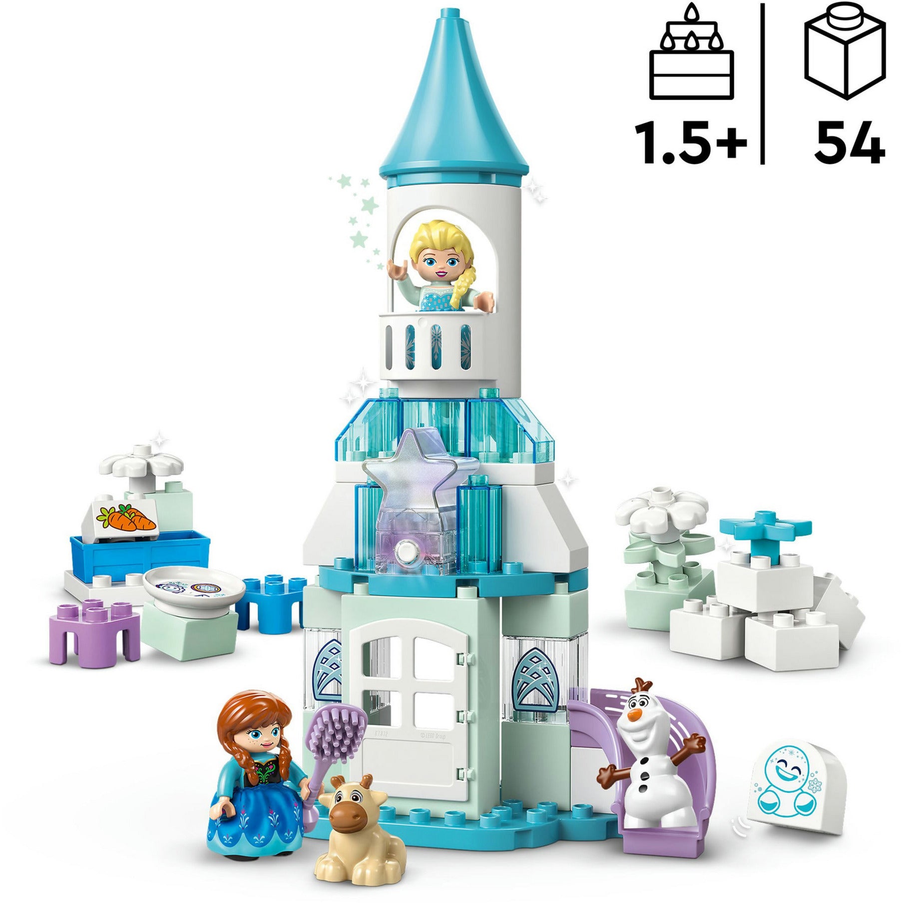 Lego duplo ǀ disney anna en elsa's frozen kasteelfeest set - 10455
