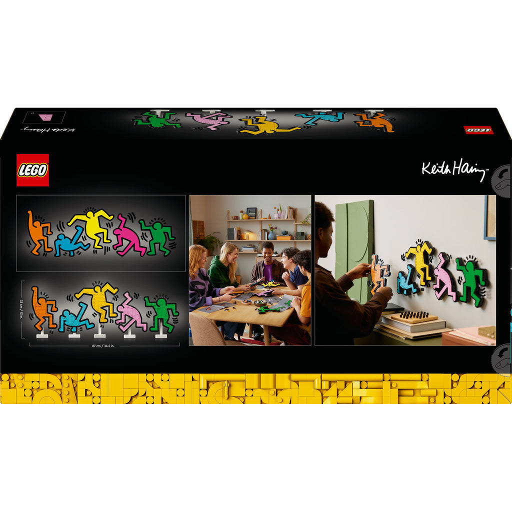 Lego art 31216 keith haring dansende figuren