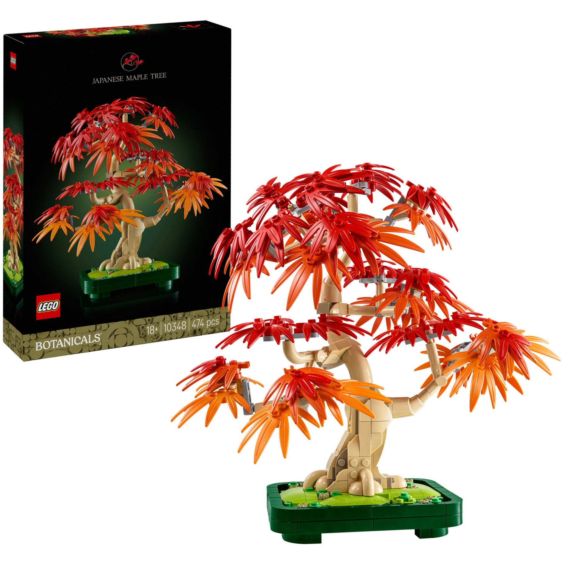 LEGO - the botanical collection - japanse esdoorn bonsaiboompje constructiespeelgoed (10348)
