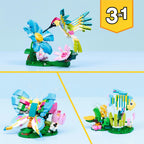 Lego creator 31384 wilde dieren: kleurrijke kolibrie