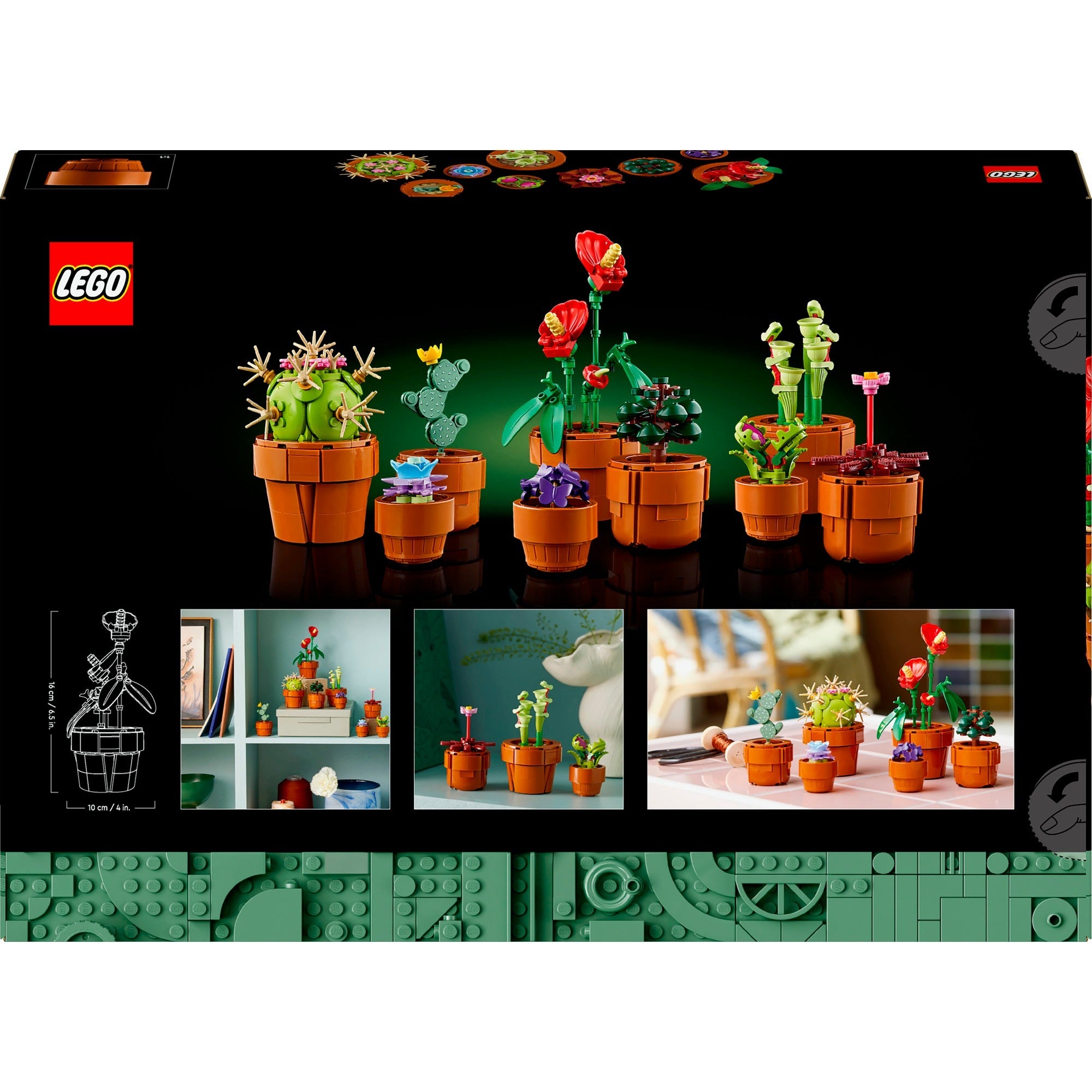 LEGO - icons 10329 miniplantjes