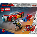 Lego super heroes 76336 marvel spider-man auto vs. venomized wolverine