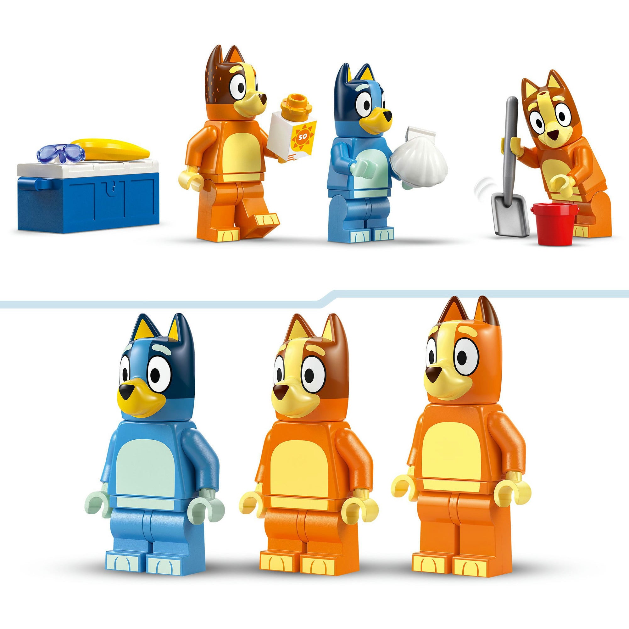 Lego duplo 11202 bluey's autorit naar het strand