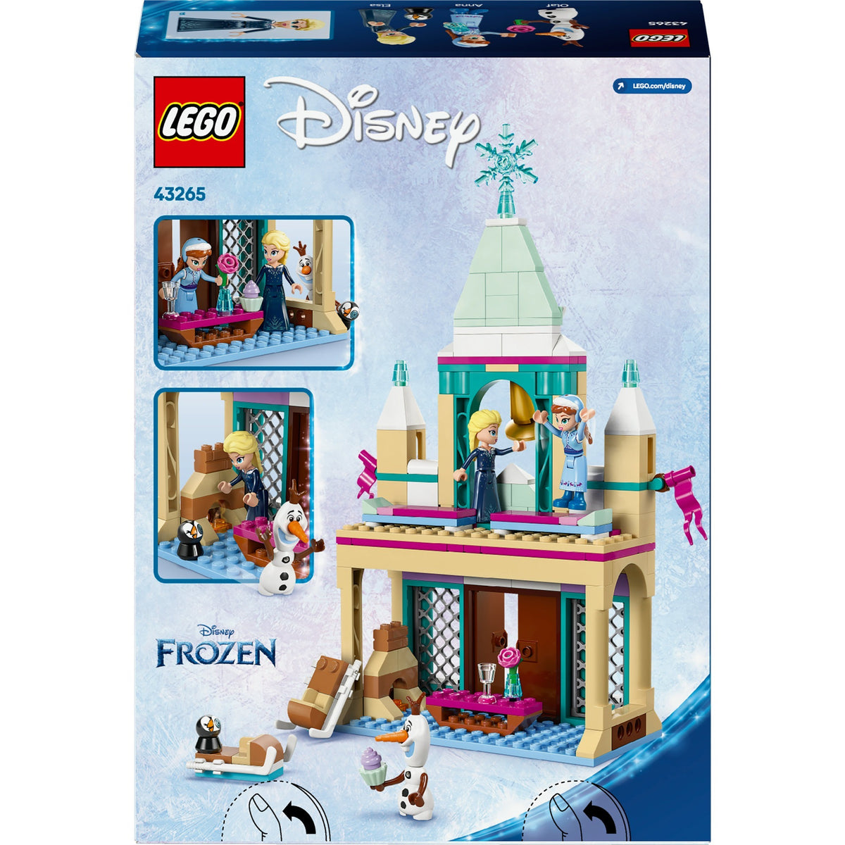 LEGO - ǀ disney frozen kasteel van arendelle bouwpakket voor kinderen met poppetje 43265