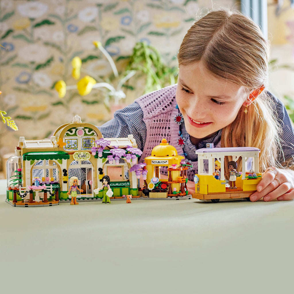Lego friends 42671 plantencafé en bloemenwinkel