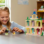 Lego disney princess 43291 mini belle en tiana met kasteel