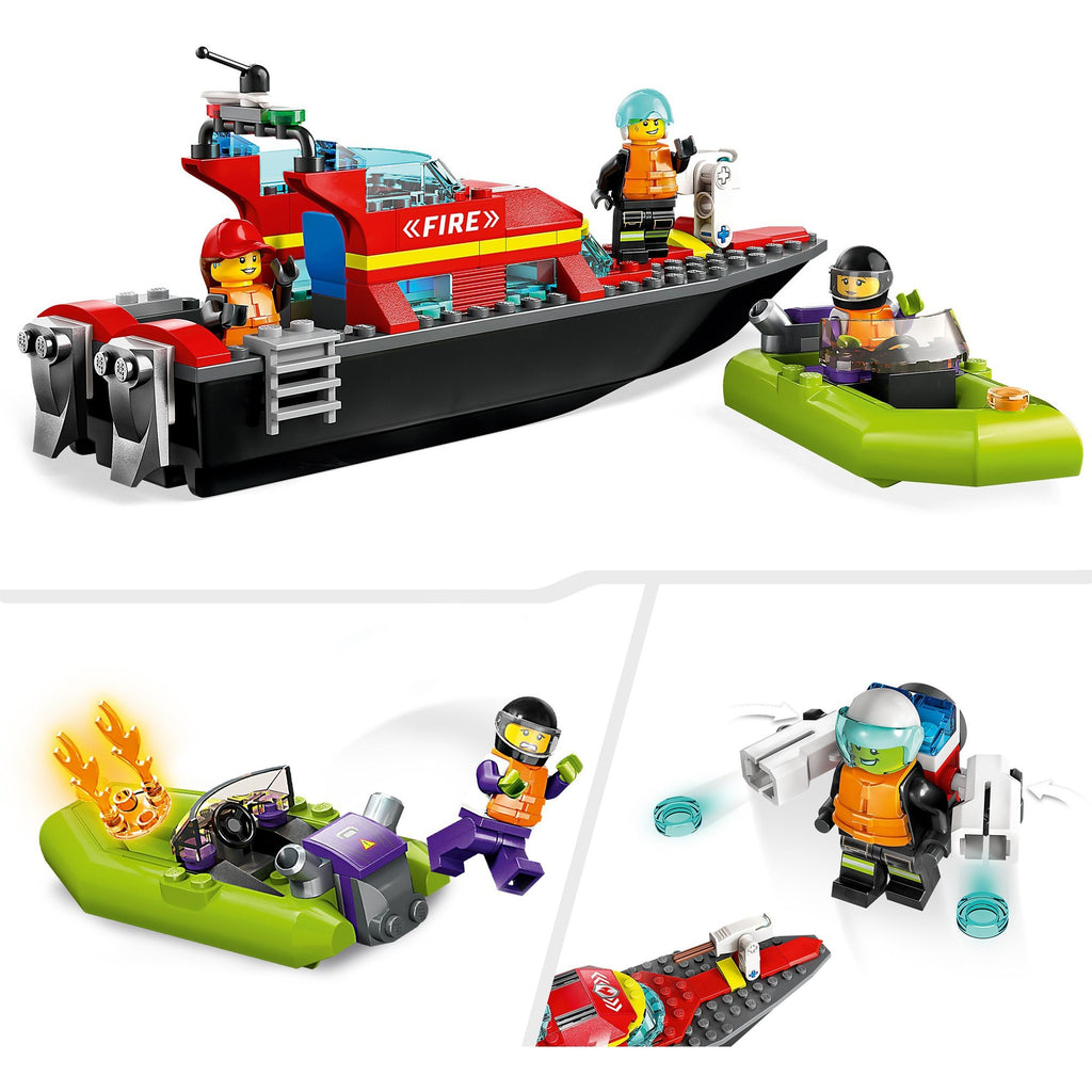 LEGO - city 60373 reddingsboot brand
