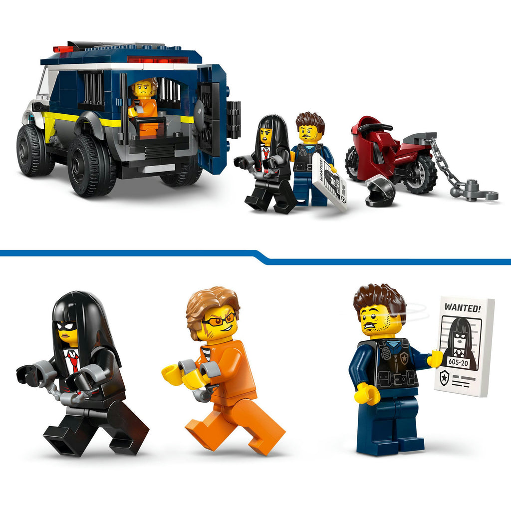 Lego city - politie gevangenentransport constructiespeelgoed (60479)