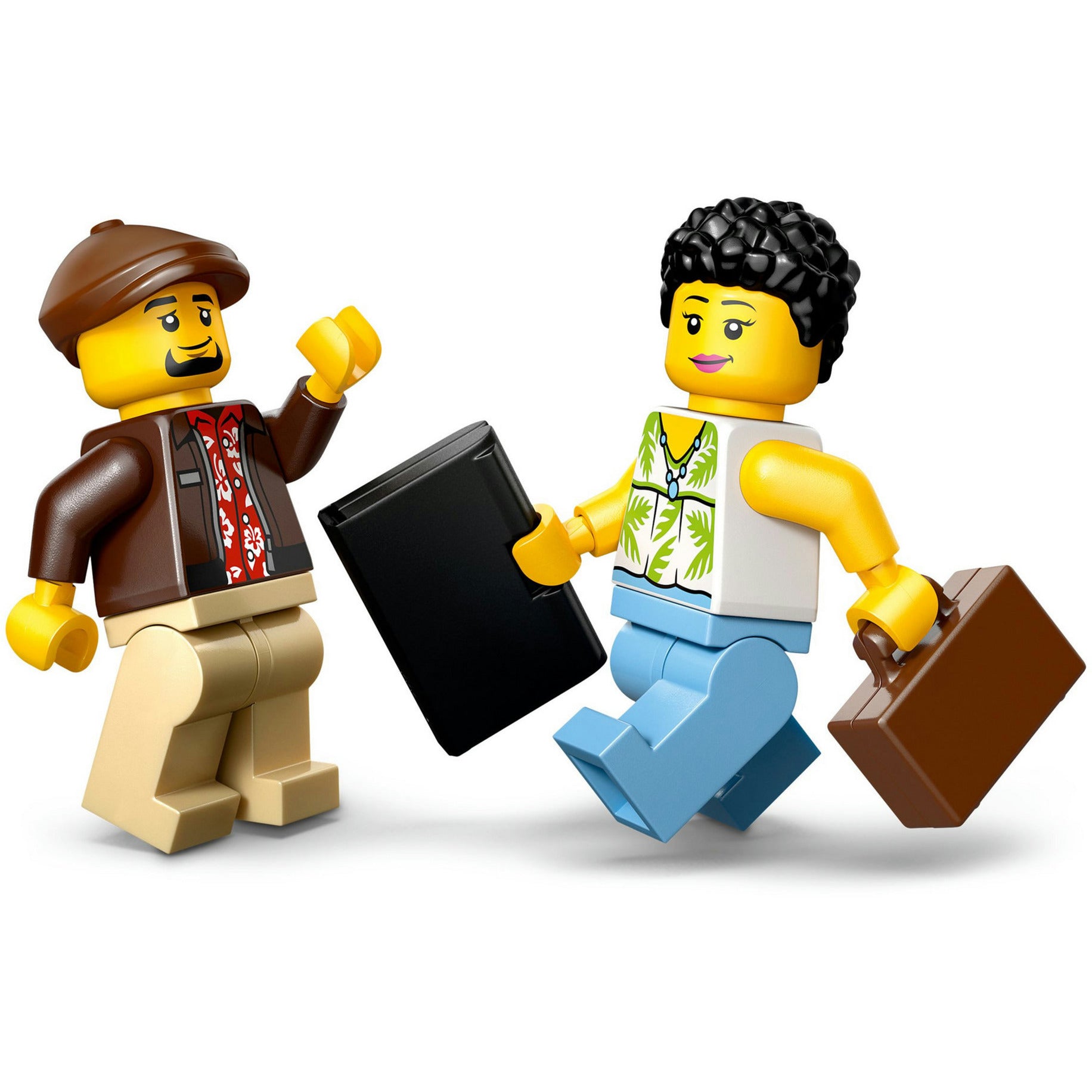 Lego city yellow taxi constructiespeelgoed