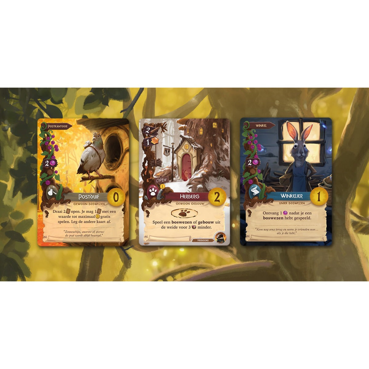 White goblin games everdell bordspel (nederlands, 1 - 4 spelers, 40 minuten, vanaf 10 jaar)