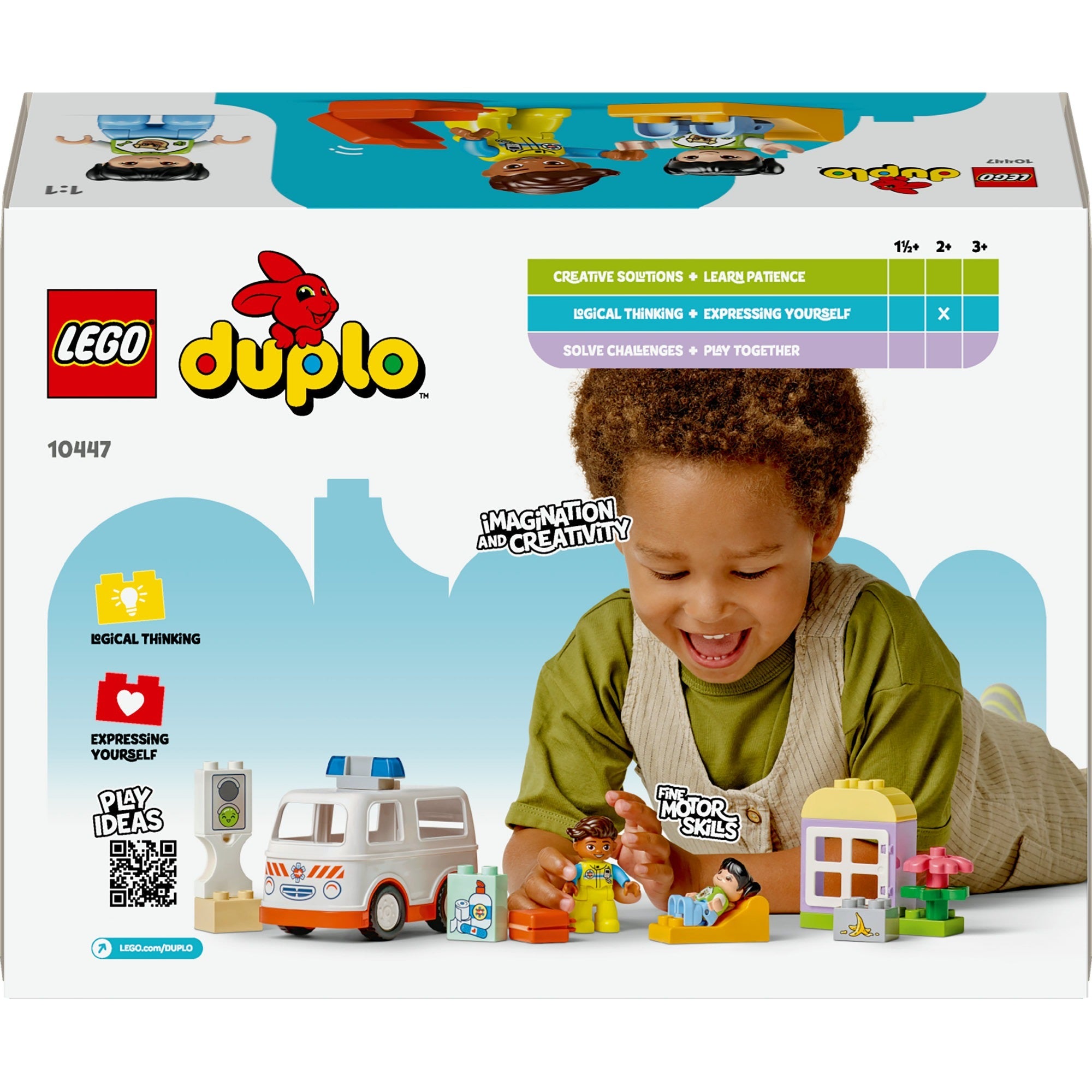LEGO - duplo town 10447 ambulance met chauffeur