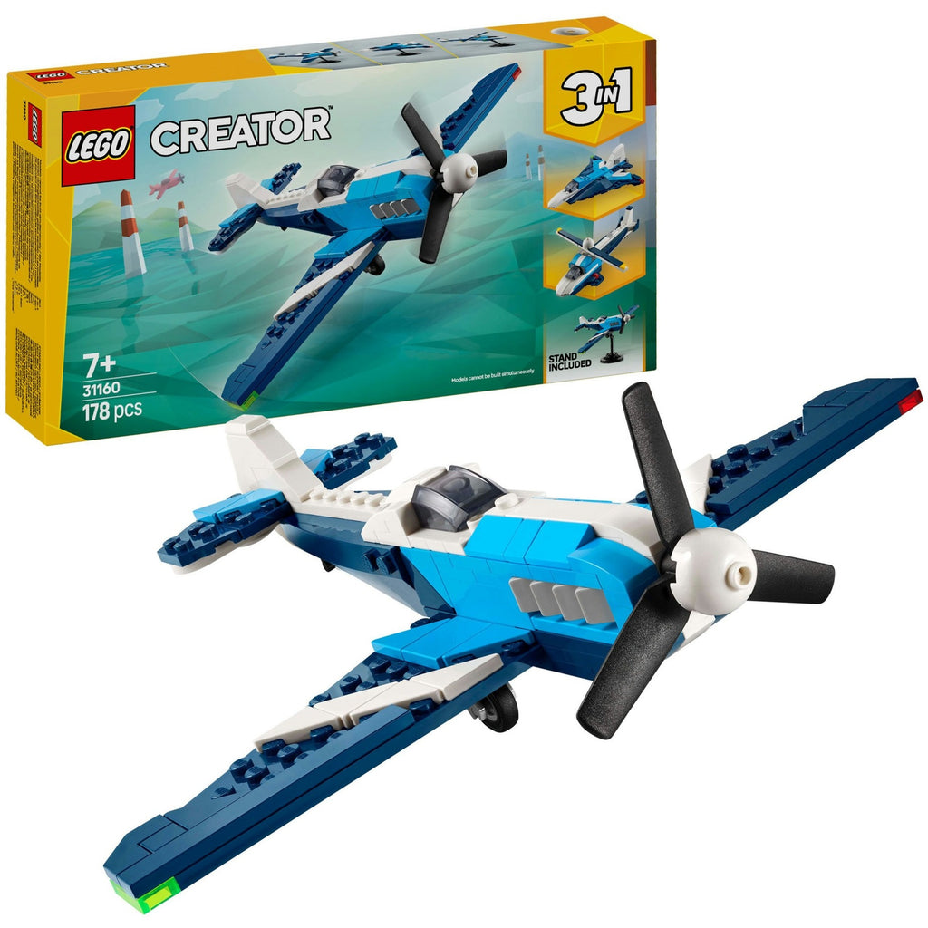 Lego creator 31160 luchtvaart: racevliegtuig