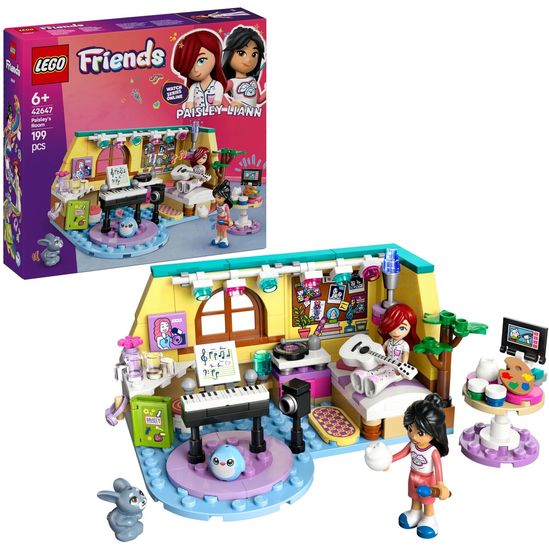 Lego friends 42647 paisley's kamer