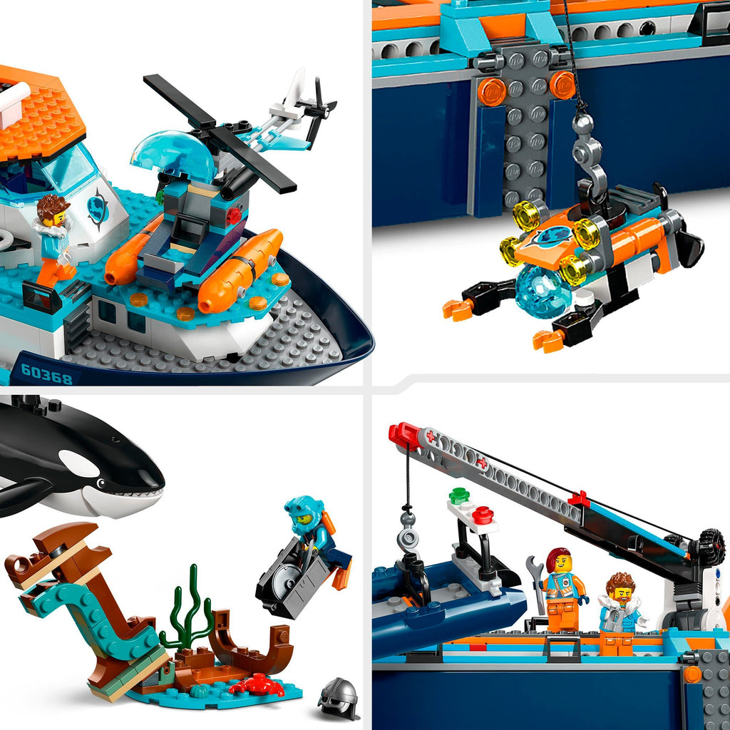 Lego city 60368 poolonderzoeksschip