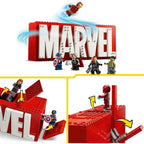 Lego super heroes 76313 marvel logo en minifiguren