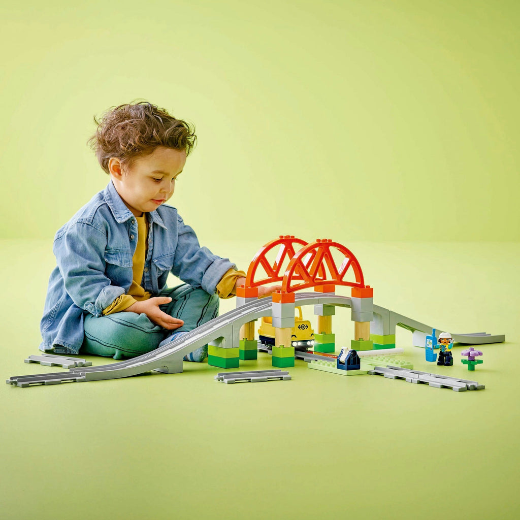 Lego duplo town 10426 treinbrug en rails uitbreidingsset