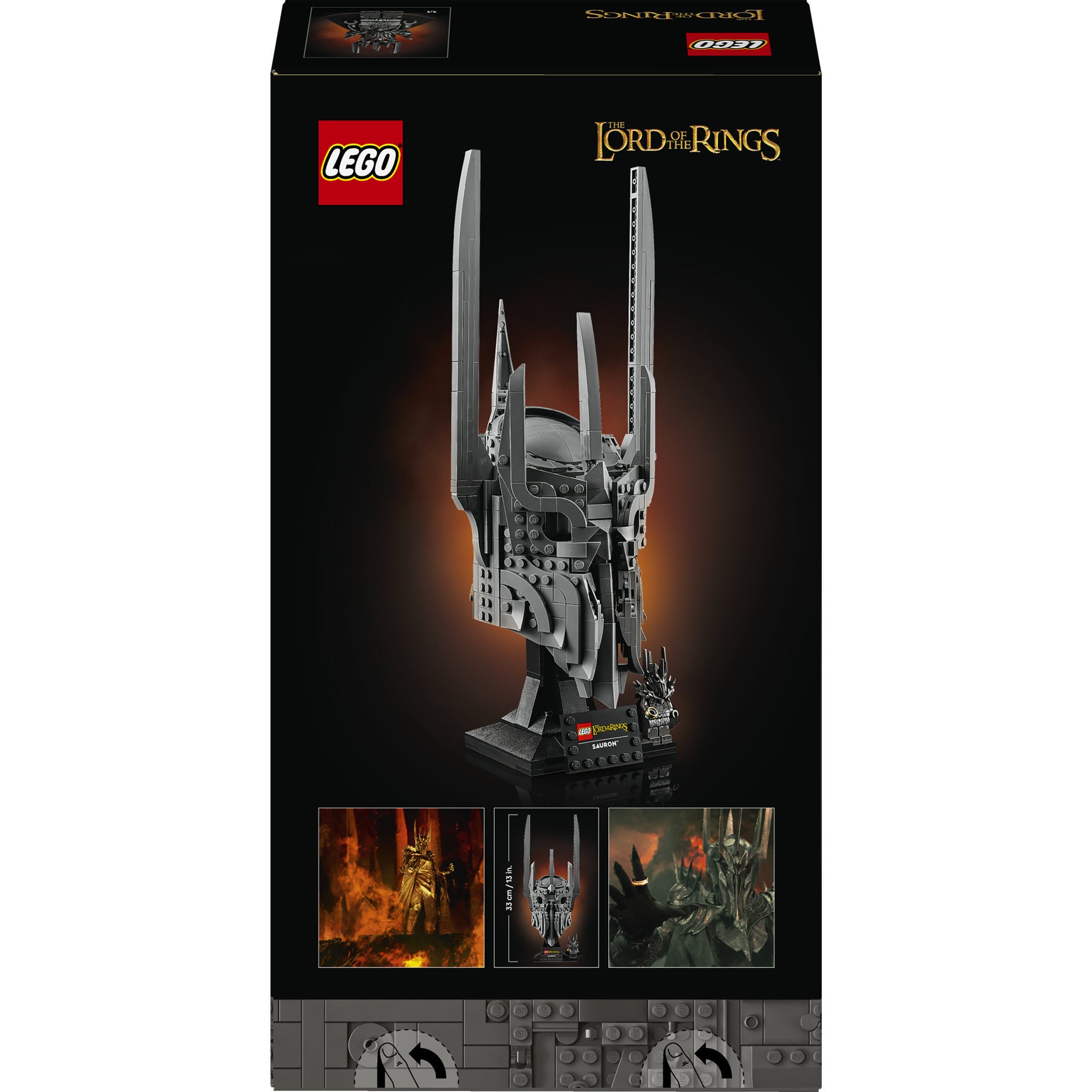 Lego icons 11373 the lord of the rings: de helm van sauron