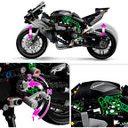 Lego technic 42170 kawasaki ninja h2r motor