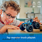Lego city - blauwe monstertruck constructiespeelgoed (60402)
