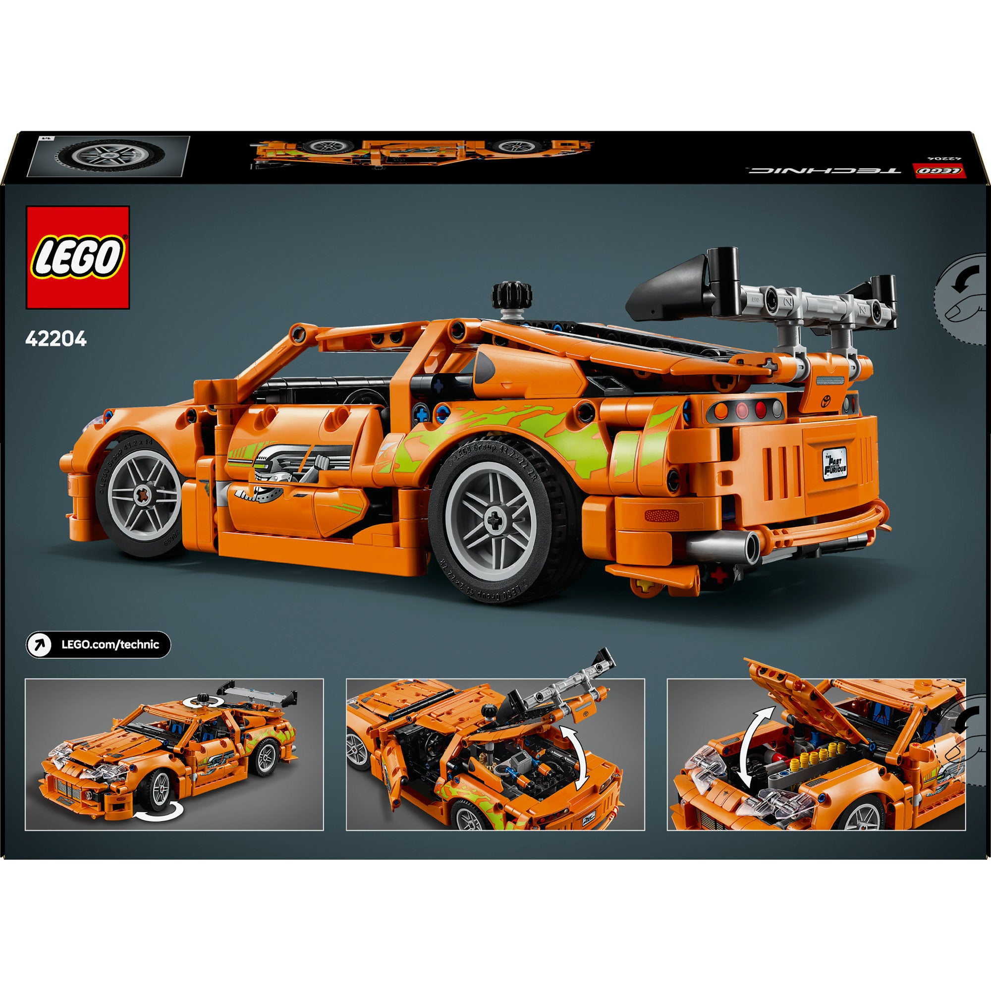 LEGO - technic 42204 fast and furious toyota supra mk4