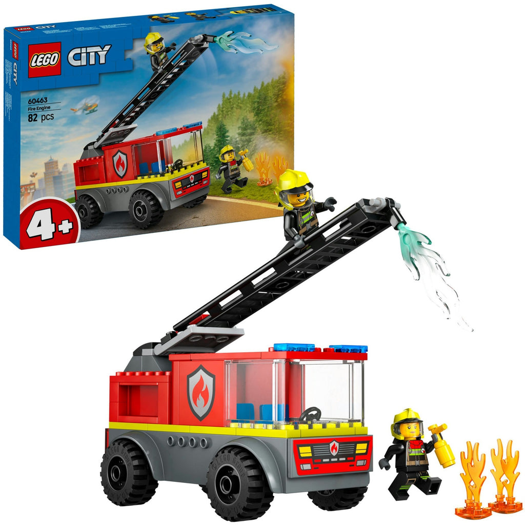 Lego city - brandweerauto constructiespeelgoed (60463 | ladderwagen)