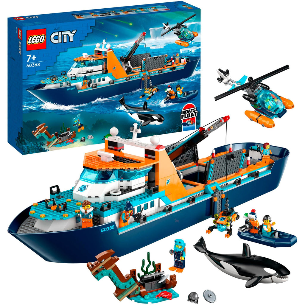 Lego city 60368 poolonderzoeksschip